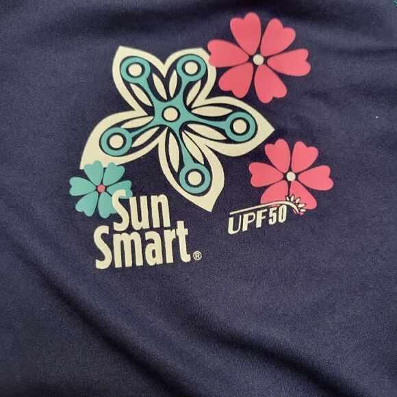 Kids Sun Smart Beach Gear Surf's Up Swim Tee Rash Guard Size M. NEW - Picture 11 of 14
